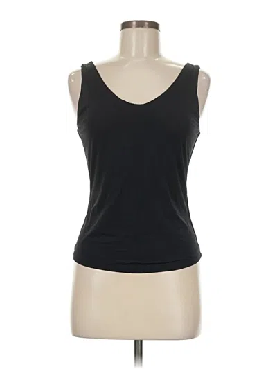 Pre-owned Halife Sleeveless Top Black Scoop Neck Tops
