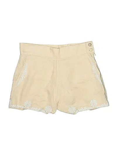 Pre-owned Hallelu Khaki Shorts In White
