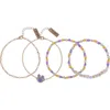 Hallmark 4pc Easter Bracelet Set In Multi