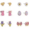 Hallmark 6 Pack Easter Theme Stud Earring Set In Multi