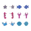 Hallmark 6 Pack Sea Life Stud Earring Set In Multi