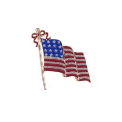 Hallmark American Flag Pin In Red