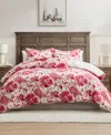 Hallmark Bedding Hallmark Toile Holiday 3-pc. Comforter Set, Twin/twin Xl In Red