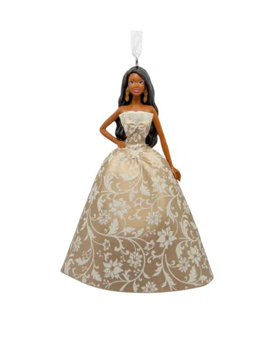 Hallmark Black Holiday Barbie 2025 Christmas Tree Ornament In Multi