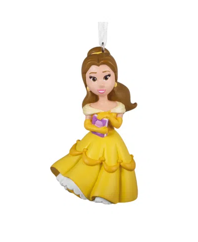 Hallmark Christmas Ornament Disney Princess Belle Stylized In Gold