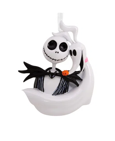 Hallmark Christmas Ornament Disney Tim Burton's The Nightmare Before Christmas Jack Skellington And Zero In White