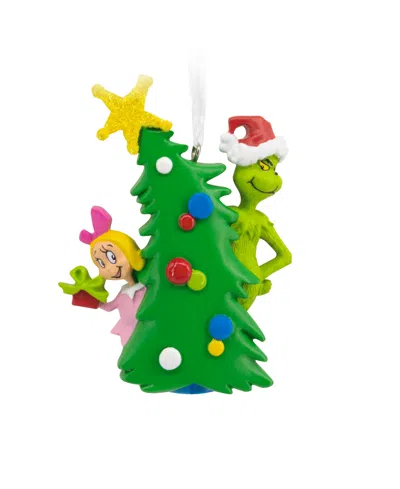 Hallmark Christmas Ornament Dr. Seuss's How The Grinch Stole Christmas Grinch With Cindy Lou Who In Multi-colored