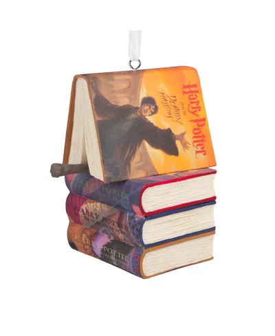 Hallmark Christmas Ornament Harry Potter Stacked Books And Wand In Multi