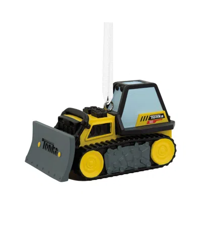 Hallmark Christmas Ornament Hasbro Tonka Bulldozer In Black