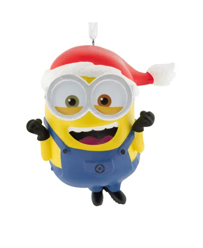 Hallmark Christmas Ornament Minions Bob In Santa Hat In Multi