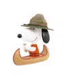 Hallmark Christmas Ornament Peanuts Snoopy In Canoe In Multi-colored