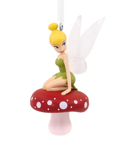 Hallmark Disney Tinker Bell On Mushroom Christmas Tree Ornament In Multi