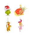 Hallmark Dr. Seuss's How The Grinch Stole Christmas Ornaments, Set Of 4 In Multi