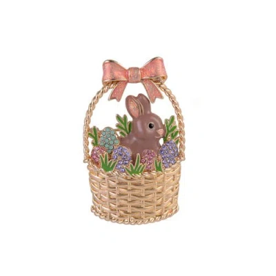Hallmark Easter Basket Pin In Gold