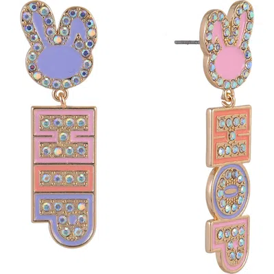 Hallmark Easter Hip Hop Bunny Earrings In Multi