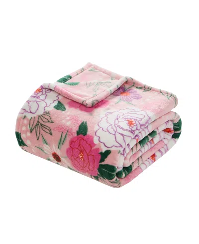Hallmark Flourished Love Plush Throw, 50" X 70" In Multi