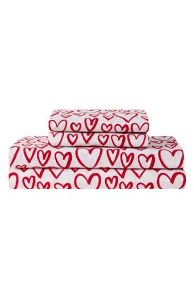 Hallmark Heartstring Sheet Set In Red
