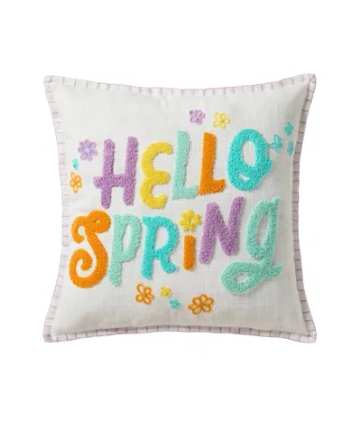 Hallmark Hello Spring Reversible Decorative Pillow, 18" X 18" In Multi