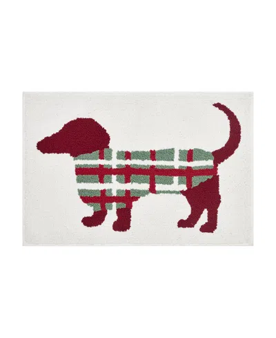 Hallmark Holiday Dog Tufted Bath Rug, 20" X 30" In Multi