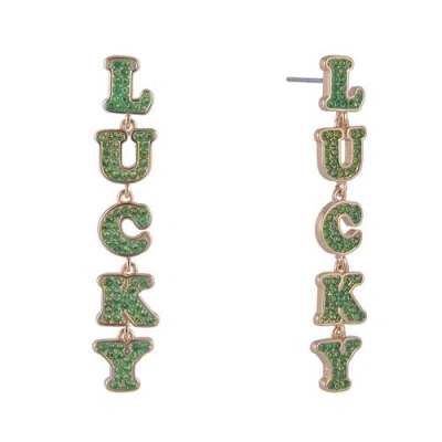 Hallmark Lucky Linear Earrings In Pattern