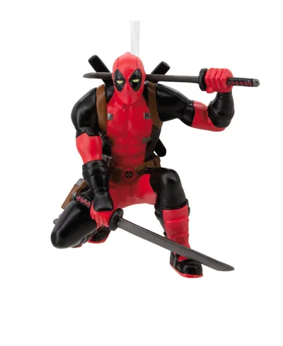 Hallmark Marvel Deadpool Christmas Tree Ornament In Multi
