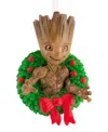 Hallmark Marvel Guardians Of The Galaxy Groot In Holiday Wreath Christmas Tree Ornament In Multi