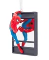 Hallmark Marvel Spider-man On Window Christmas Tree Ornament In Multi