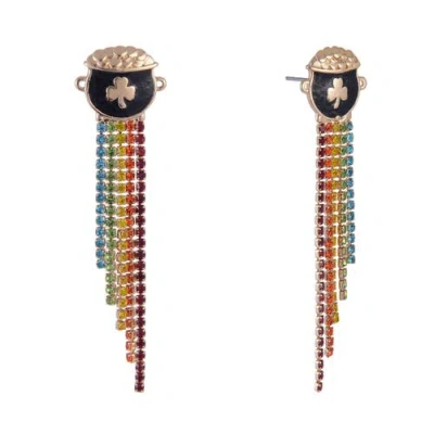 Hallmark Pot Of Gold Earrings In Multi