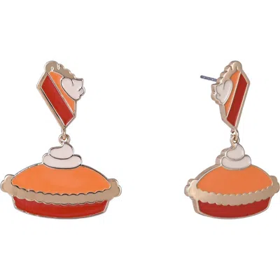 Hallmark Pumpkin Pie Drop Earrings In Yellow
