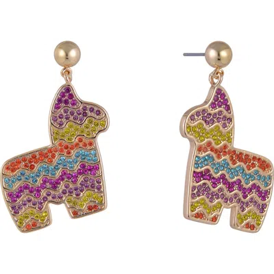 Hallmark Stone Pinata Earrings In Gold
