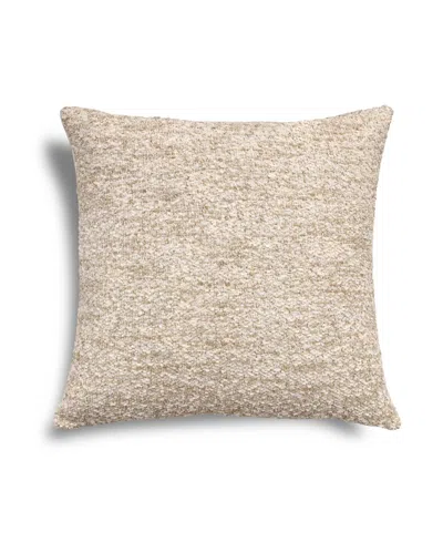 Hallmart Collectibles Cora Boucle Decorative Pillow, 22" X 22" In Sand