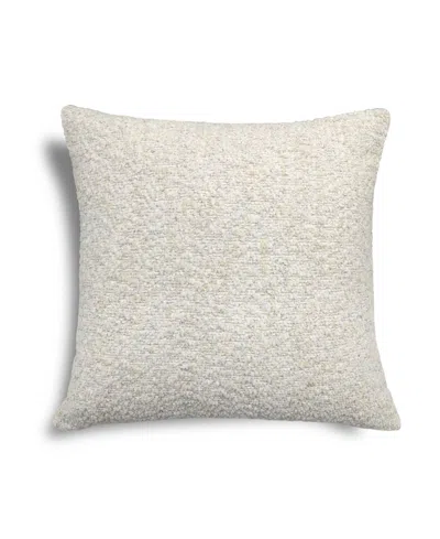 Hallmart Collectibles Cora Boucle Decorative Pillow, 22" X 22" In White