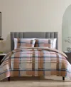 Hallmart Collectibles Harper Plaid 3-pc. Comforter Sets, Exclusively At Macy's In Rust