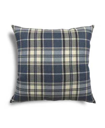 Hallmart Collectibles Herrington Plaid Decorative Pillow, 20" X 20" In Blue