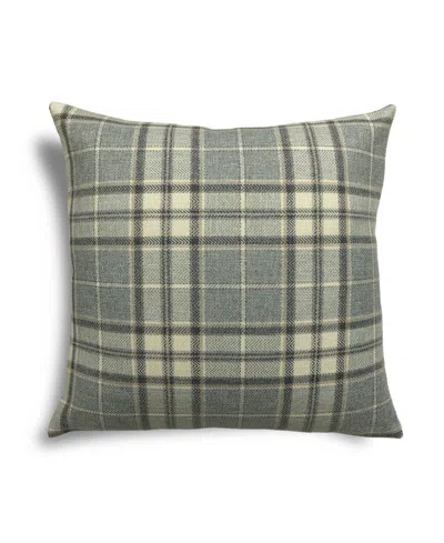 Hallmart Collectibles Herrington Plaid Decorative Pillow, 20" X 20" In Gray
