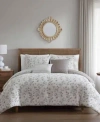 Hallmart Collectibles Lisandra Botanical 9 Pc. Comforter Set In Sand