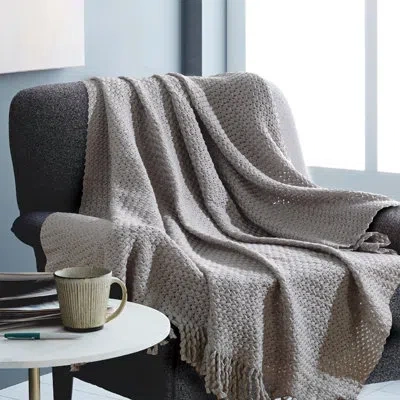 Hallmart Collectibles Throw In Gray