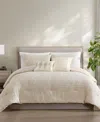 Hallmart Collectibles Wells Geometric 9-pc. Comforter Set, Queen In Sand