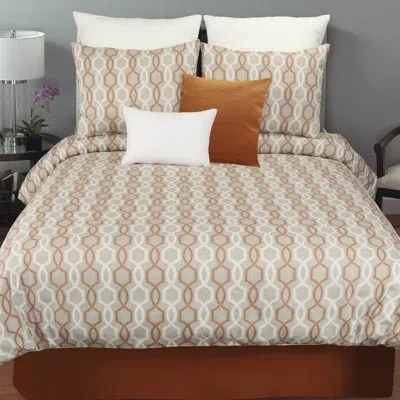 Hallmart Collectibles Whittier Comforter Set In Orange