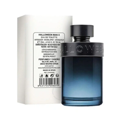 Halloween Men's  Man X Edt 4.2 oz (tester) Fragrances 8431754006079 In N/a