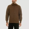Hallstatt Mens Midweight Shirt Jacket In Brown