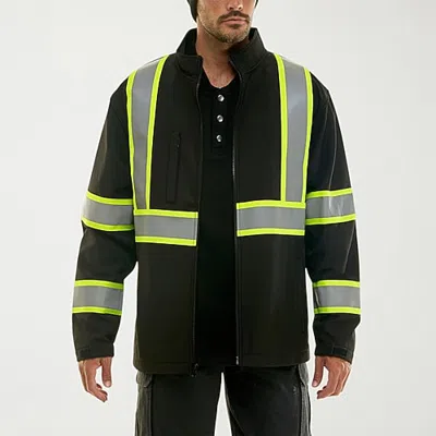 Hallstatt Workwear Mens Midweight Work Jacket In Black