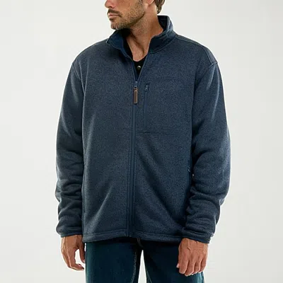 Hallstatt Workwear Mens Sherpa Lined Midweight Jacket In Blue