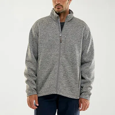 Hallstatt Workwear Mens Sherpa Lined Midweight Jacket In Gray