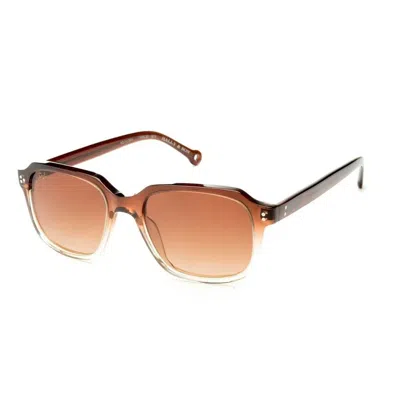 Hally & Son Brown Acetate Sunglasses