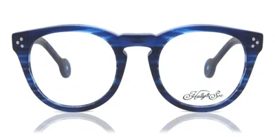 Hally & Son Hs503v Men's Glasses, Blue, Size 51