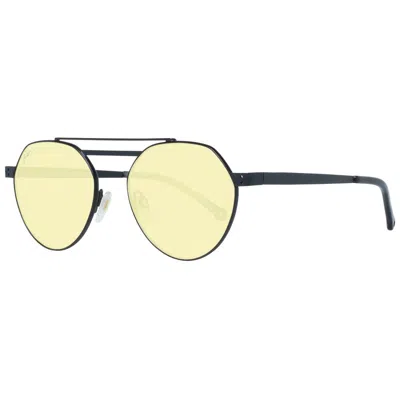 Hally & Son Metal Sunglasses In Black