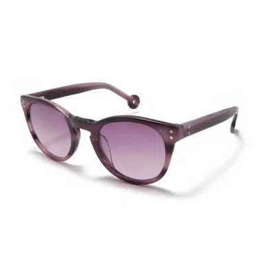 Hally & Son Purple Acetate Sunglasses