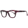Hally & Son Unisex Opticalframes In Black