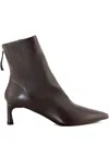 Halmanera 50mm Gil Leather Boots In Brown
